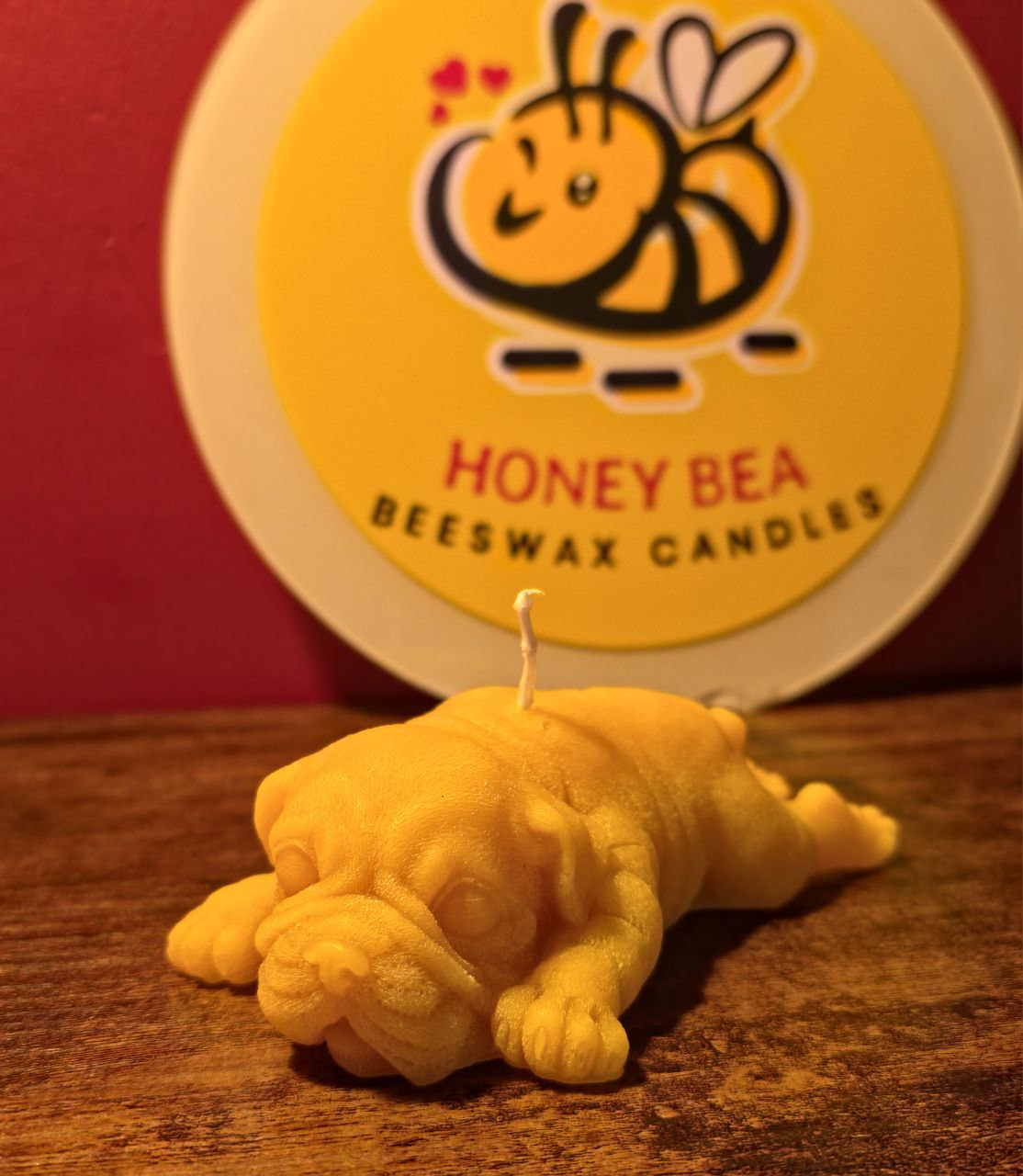 Świeca dla szczeniaka Shar Pei