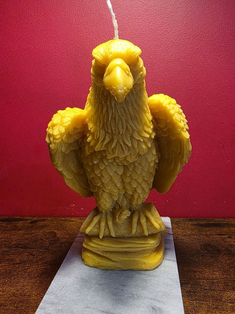 The Majestic Eagle - Big Beautiful Sculpture, pure beeswax candle