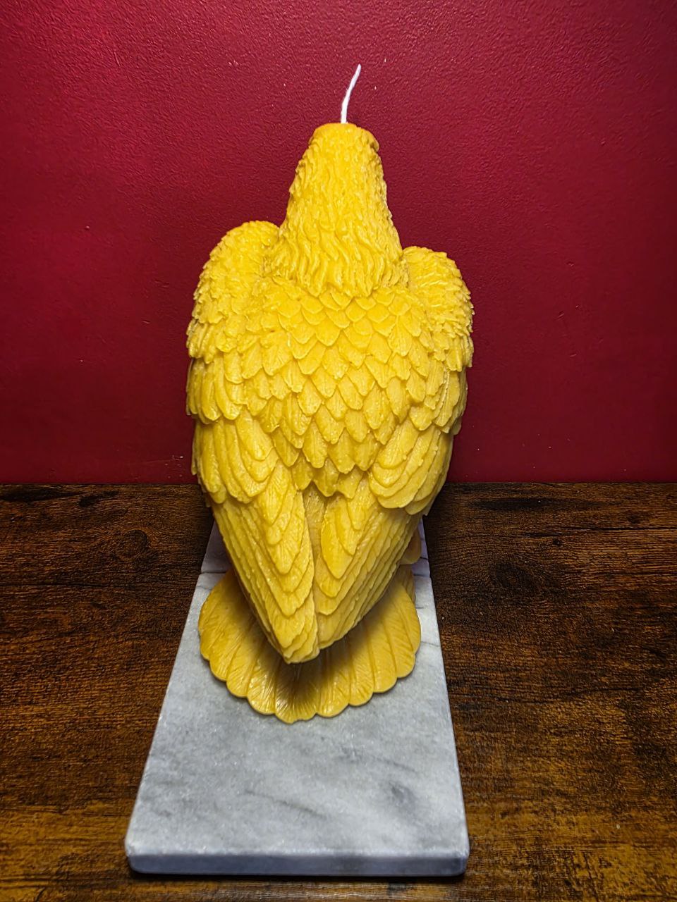 The Majestic Eagle - Big Beautiful Sculpture, pure beeswax candle