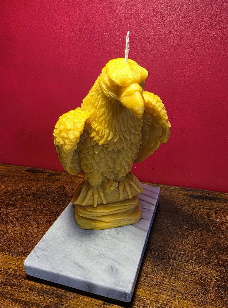The Majestic Eagle - Big Beautiful Sculpture, pure beeswax candle