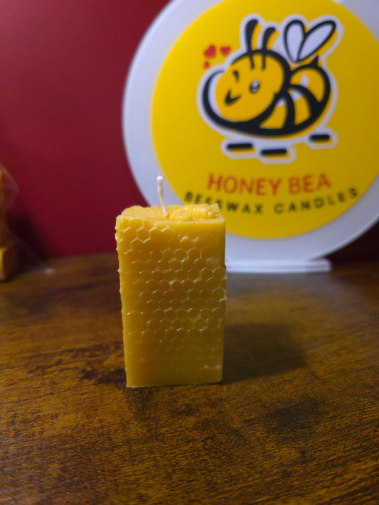 100% Pure Beeswax Candle HONEYCOMB