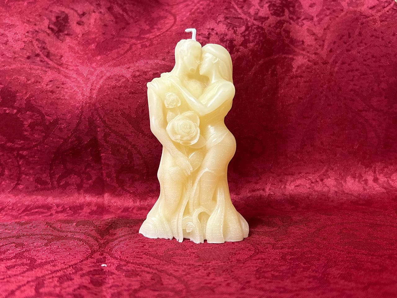 Loving Couple - pure beeswax candle