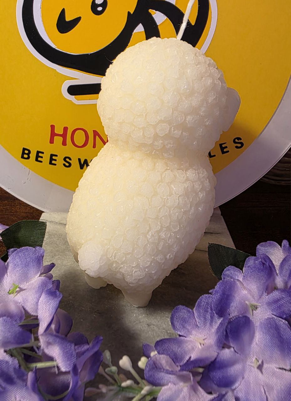 Little Lamb - pure beeswax candle