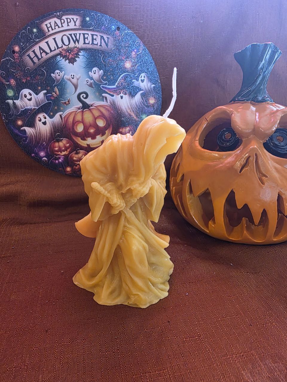 Dark Reaper - Halloween - pure beeswax candle