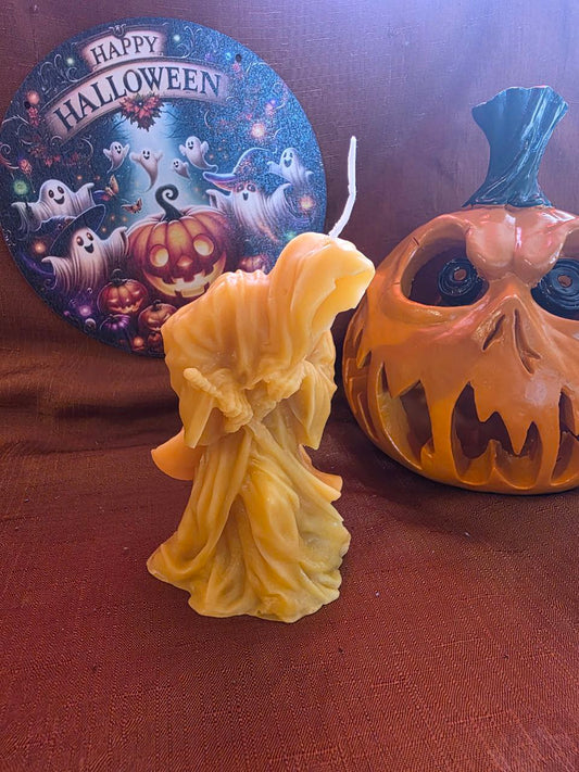 Dark Reaper - Halloween - pure beeswax candle
