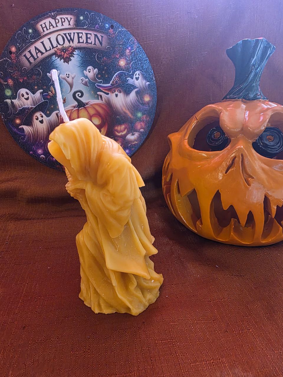 Dark Reaper - Halloween - pure beeswax candle