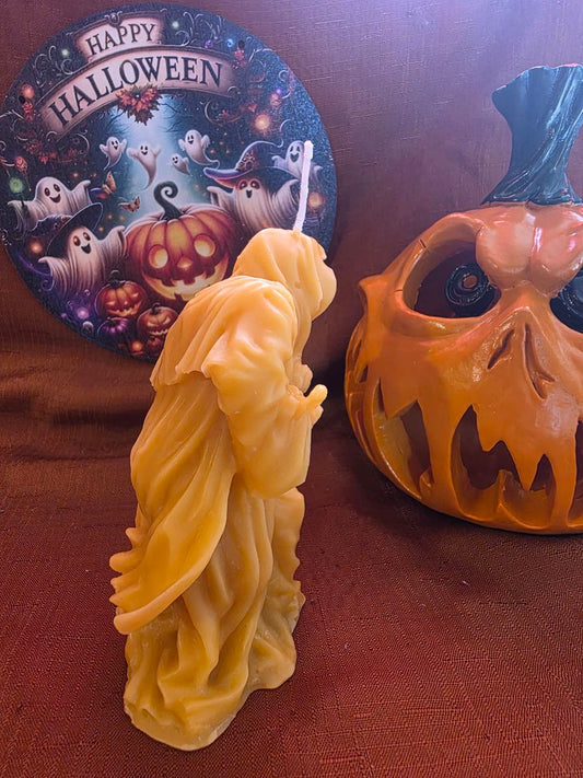 Dark Reaper - Halloween - pure beeswax candle