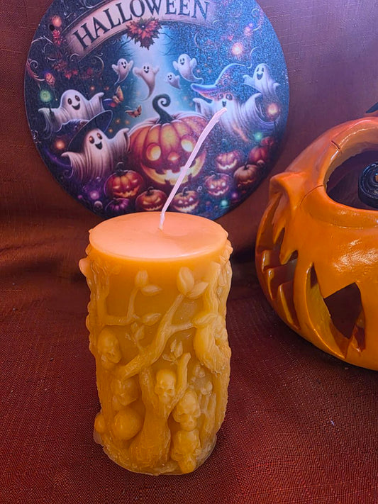 Forest Witch - Halloween - pure beeswax candle