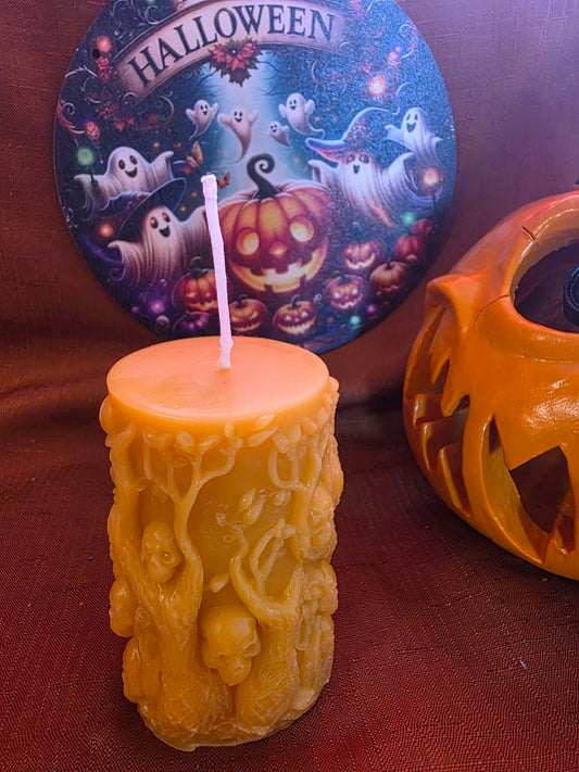 Forest Witch - Halloween - pure beeswax candle
